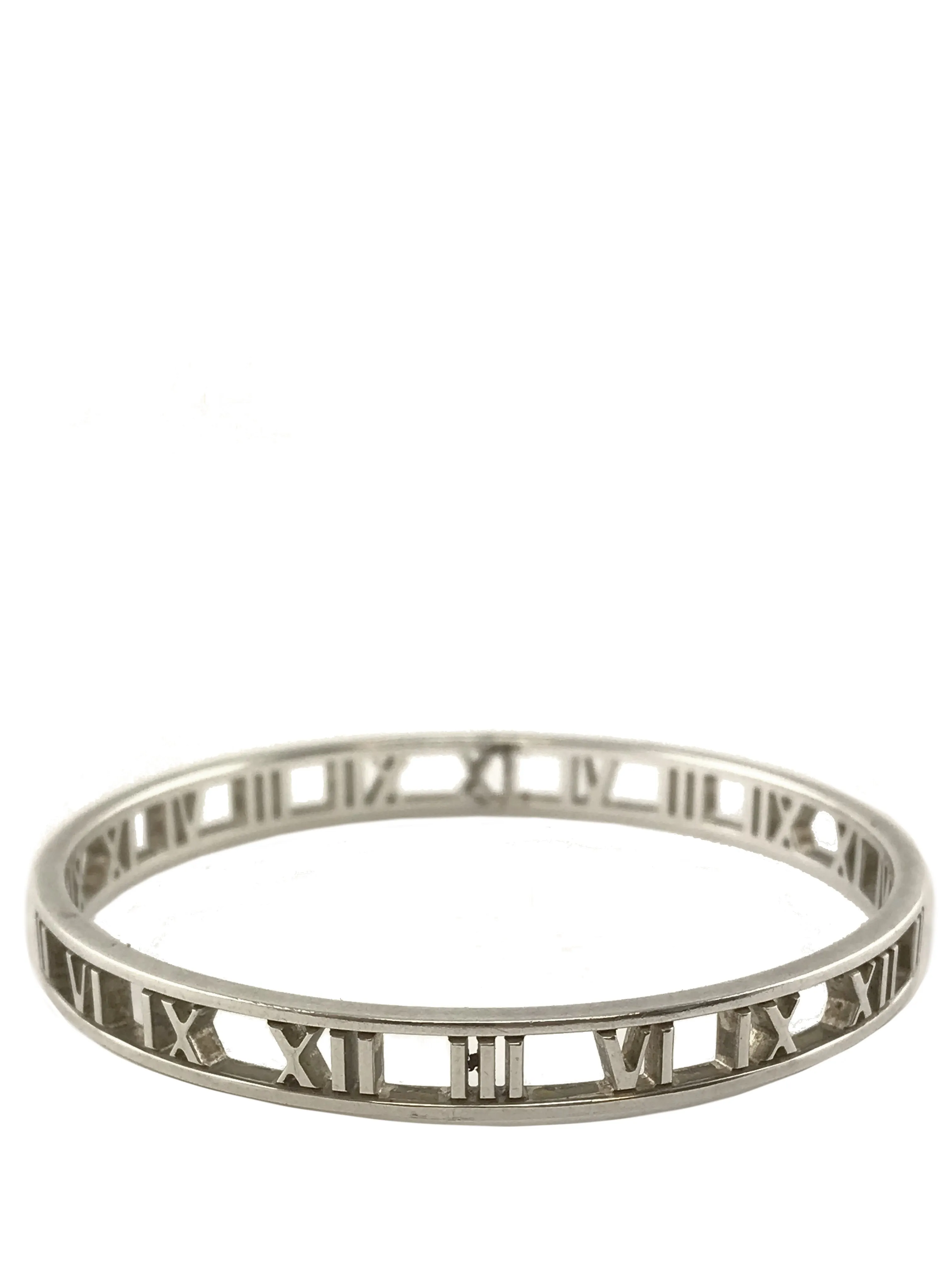 Tiffany & Co. Atlas Sterling Silver Bangle