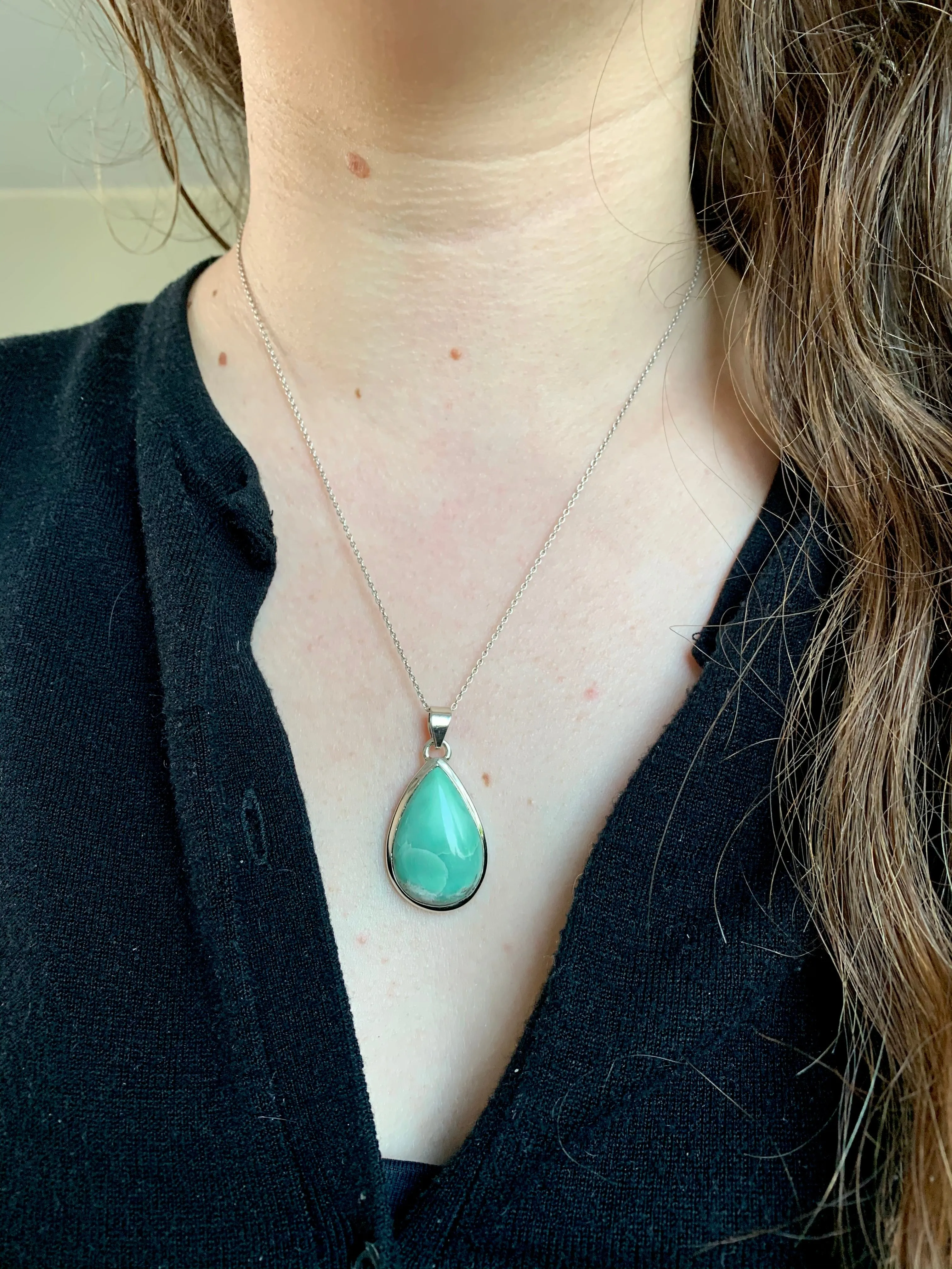 Variscite Ari Pendant - Teardrop