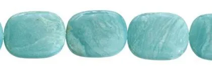 Wholesale Amazonite Bead Oval Square Shape Gemstones 24-28mm