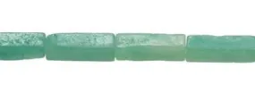 Wholesale Amazonite Bead Square Tube Shape Gemstones 4x13mm