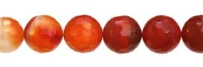 Wholesale Red Agate Natural Color Round Ball Shape Faceted Gemstones 3-16mm