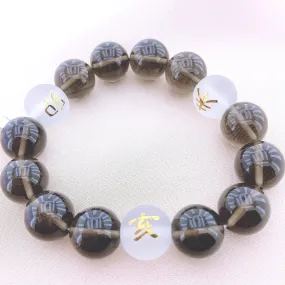 Women's Fashion Tea-coloured Crystal Beads Gemstone Bracelets